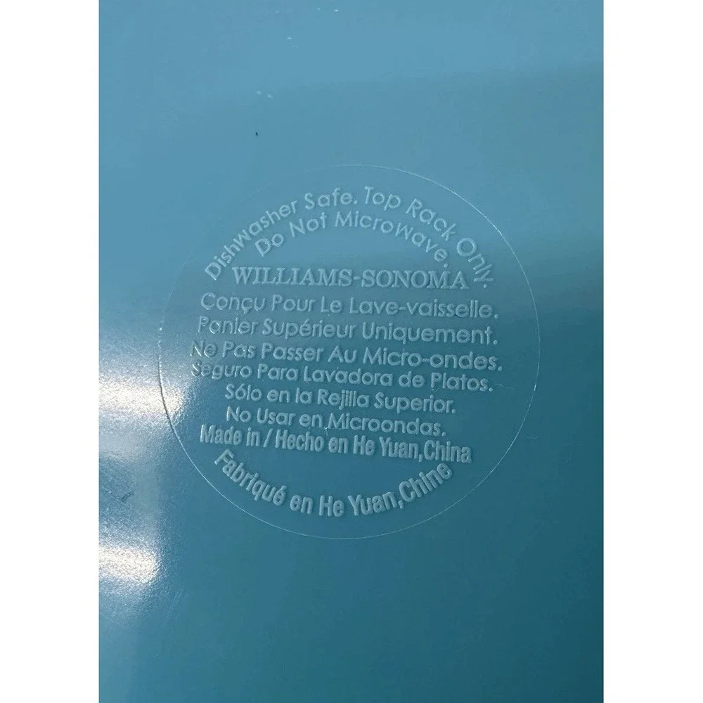Williams Sonoma Reactive Blue Teal 11